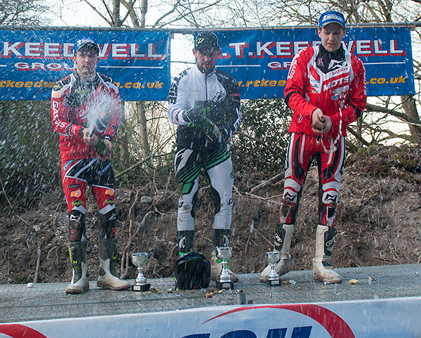 Championship Podium - L-R Michael Brown, James Dabill, Sam Haslam