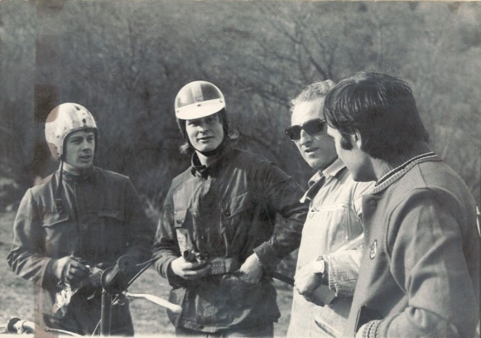 A classic image from the ‘70’s. On the left is Jean-Marie Lejeune and then Charley and Jean Lejeune in the glasses.