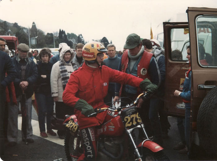 SSDT 1982: With Belgium’s Eddy Lejeune at the ‘Scottish’.