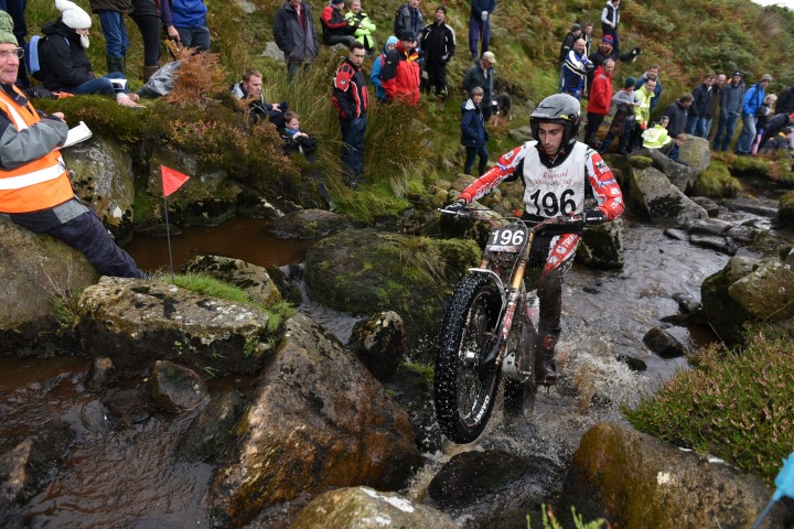 Ross Danby at the Scott Trial. Photo - Trials Media