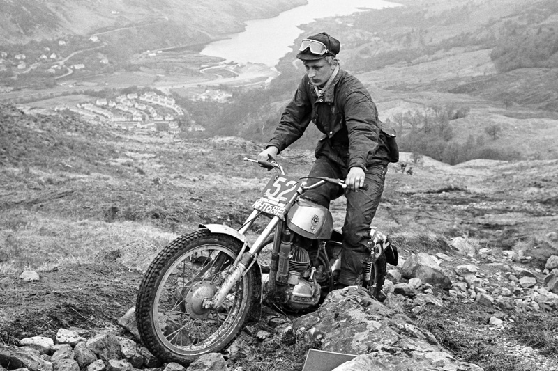 Chris Watts at 1968 Scottish Six Day Trial