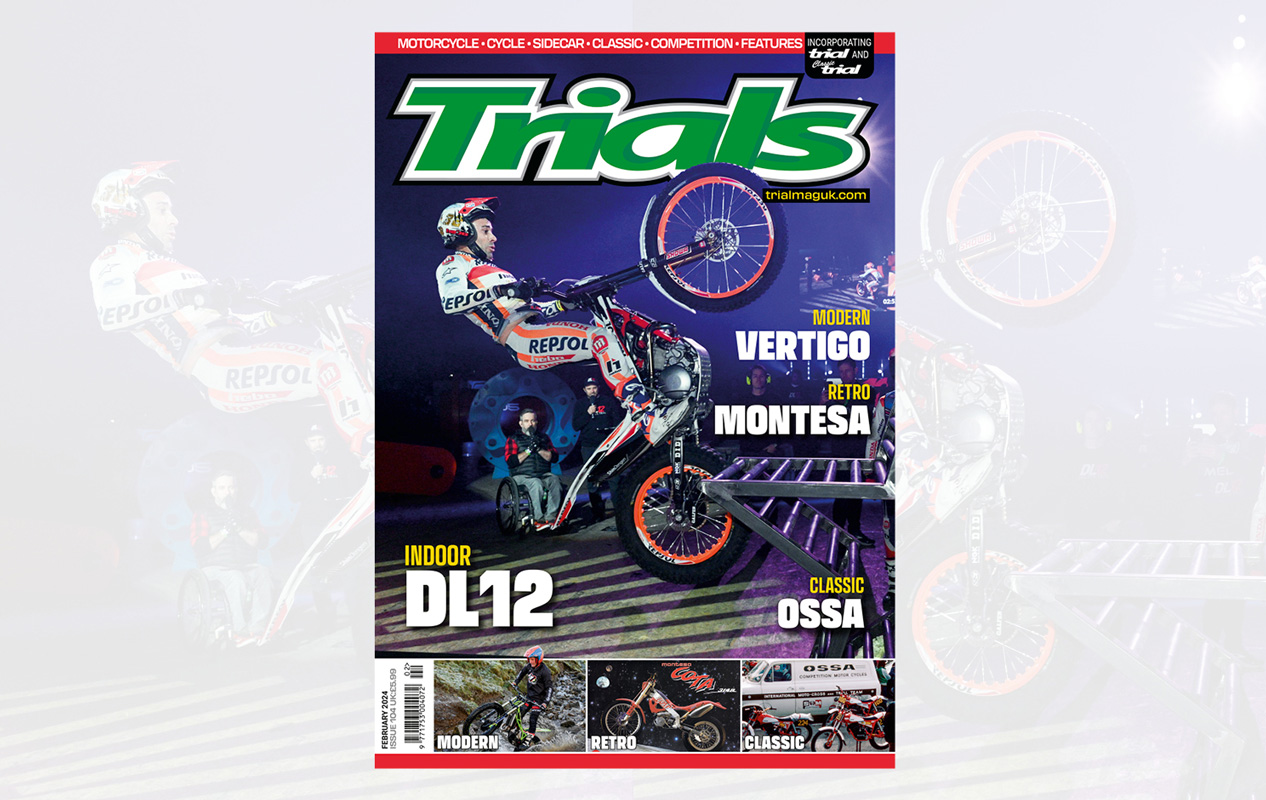 Trials magazine issue 104 February 2024 on sale from 26 January 2024