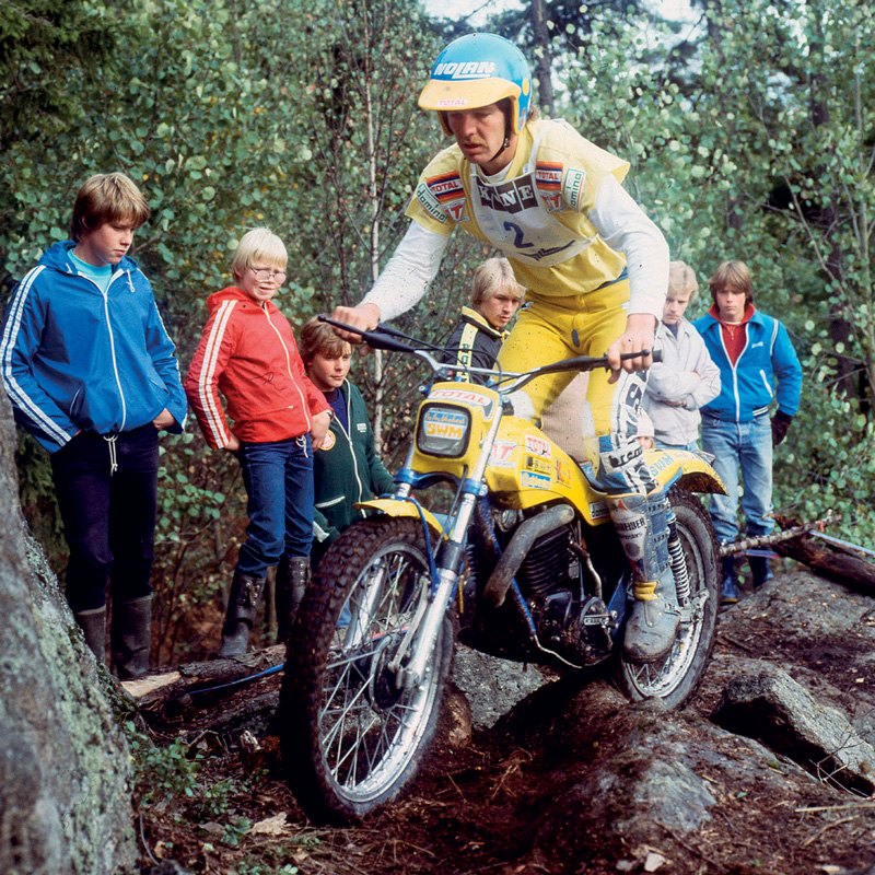 Bernie Schrieber (SWM-USA) runner up 1983 FIM World Trials Championship