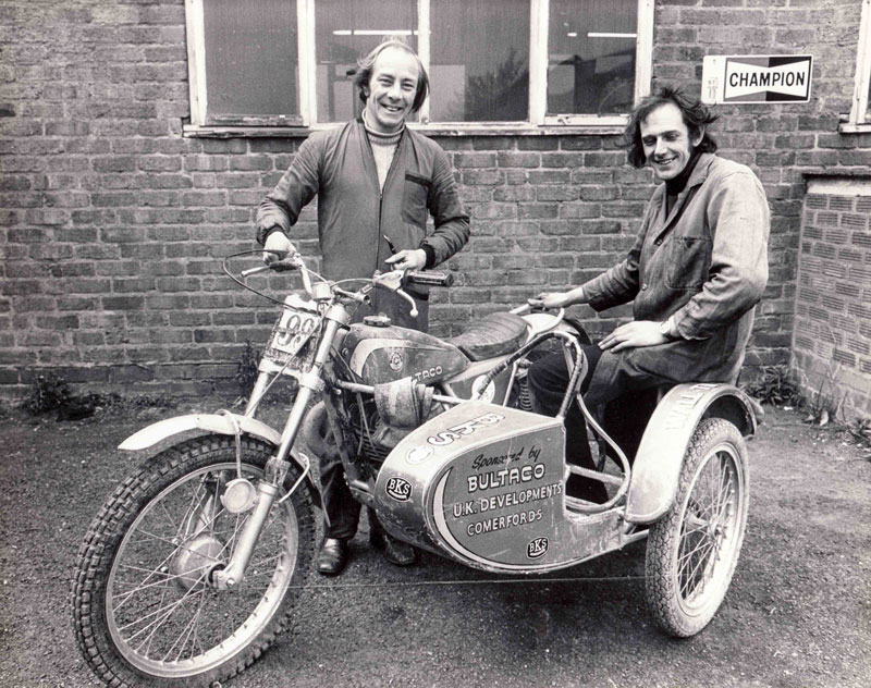 Barry Kefford and Peter Hall around 1976